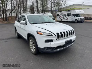 2015 Jeep Cherokee Limited with VIN 1C4PJMDS1FW676204, listed as a Copart auction lot 53428555 with 165,124 mi miles and Clean Title. Bid and sale history available at carsss.com. Image 4.