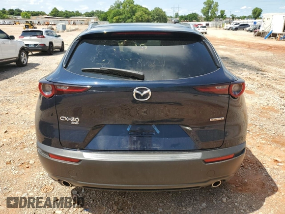 2024 Mazda CX-30 S Preferred with VIN 3MVDMBCM1RM720271, listed as a Copart auction lot 57972105 with 4,368 mi miles and Salvage title. Bid and sale history available at DreamBid. Image 6.