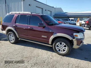 2007 Ford Explorer Eddie Bauer with VIN 1FMEU74897UB74117, listed as a Copart auction lot 86763624 with 199,833 mi miles and Salvage title. Bid and sale history available at DreamBid. Image 4.
