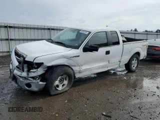 2014 Ford F-150 XL with VIN 1FTEX1EMXEFC40664, listed as a Copart auction lot 43030155 with 144,720 mi miles and Salvage Title. Bid and sale history available at carsss.com. Image 1.