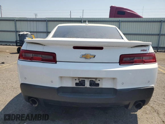 2014 Chevrolet Camaro LT with VIN 2G1FC1E38E9247105, listed as a Copart auction lot 60249125 with 138,495 mi miles and Salvage title. Bid and sale history available at DreamBid. Image 6.