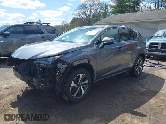 2018 Lexus NX with VIN JTJBARBZ1J2160087, listed as a IAAI auction lot 41975528 with 39,056 mi miles. Bid and sale history available at carsss.com. Image 2.
