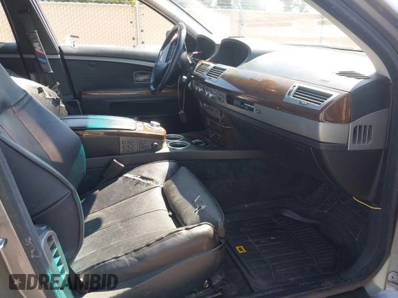 2003 BMW 7 Series 745i with VIN WBAGL63443DP63205, listed as a IAAI auction lot 42682836 with 103,551 mi miles and . Bid and sale history available at DreamBid. Image 5.