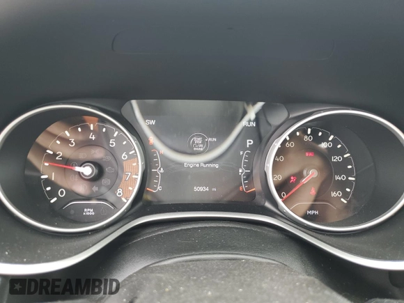 2018 Jeep Compass Latitude with VIN 3C4NJDBB3JT154795, listed as a Copart auction lot 60204275 with 56,167 mi miles and Salvage title. Bid and sale history available at DreamBid. Image 9.