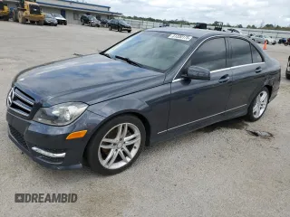2014 Mercedes-Benz C 250 Sport with VIN WDDGF4HB0EG246514, listed as a Copart auction lot 51330175 with 71,746 mi miles and Salvage Title. Bid and sale history available at DreamBid. Image 1.