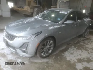 2024 Cadillac CT5 Sport z VIN 1G6DP5RK3R0102164, wystawiony jako Copart lot #45702865 z przebiegiem 18 486 mil mil oraz Tytuł czysty. Historia ofert i sprzedaży dostępna na DreamBid. Obrazek 1.