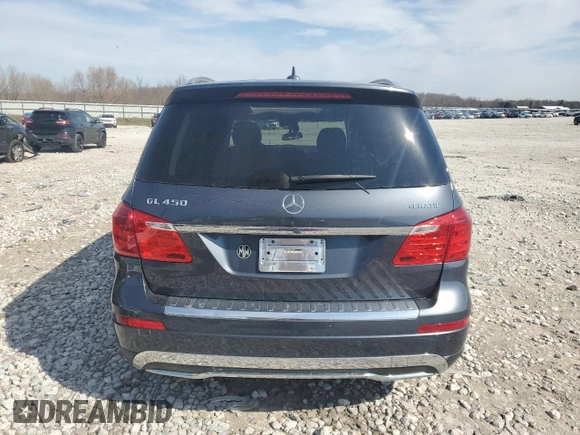 2014 Mercedes-Benz GL-Class GL 450 with VIN 4JGDF7CEXEA327339, listed as a Copart auction lot 52617255 with 0 mi miles and Clean Title. Bid and sale history available at carsss.com. Image 6.