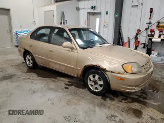 2005 Hyundai Accent GLS with VIN KMHCG45C85U579253, listed as a Copart auction lot 44936145 with 197,561 mi miles and Clean Title. Bid and sale history available at carsss.com. Image 4.