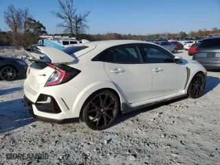 2021 Honda Civic Type R Touring with VIN SHHFK8G72MU205055, listed as a Copart auction lot 81995414 with 14,990 mi miles and Salvage Title. Bid and sale history available at carsss.com. Image 3.