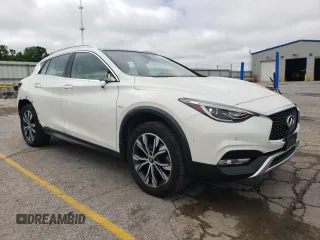 2017 Infiniti QX30 Luxury with VIN SJKCH5CR5HA018879, listed as a Copart auction lot 54448334 with 35,081 mi miles and Salvage Title. Bid and sale history available at carsss.com. Image 4.