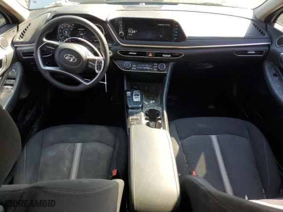 2023 Hyundai Sonata SEL with VIN KMHL14JA9PA327876, listed as a Copart auction lot 43873315 with 27,186 mi miles and Salvage Title. Bid and sale history available at carsss.com. Image 8.