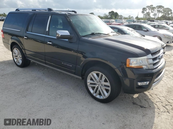 2016 Ford Expedition Max Platinum с VIN 1FMJK1MT6GEF35805, выставлен на аукционе Copart как лот 75954314 с пробегом Не указан миль и Списание • Salvage title. История ставок и продаж доступна на DreamBid. Изображение 4.