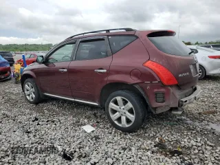 2007 Nissan Murano SL with VIN JN8AZ08W77W665623, listed as a Copart auction lot 54952035 with 208,076 mi miles and Salvage title. Bid and sale history available at DreamBid. Image 2.