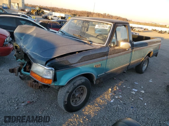 1994 Ford F-150 with VIN 1FTEF15N4RNA39799, listed as a Copart auction lot 78239024 with 0 mi miles and Salvage Title. Bid and sale history available at carsss.com. Image 1.
