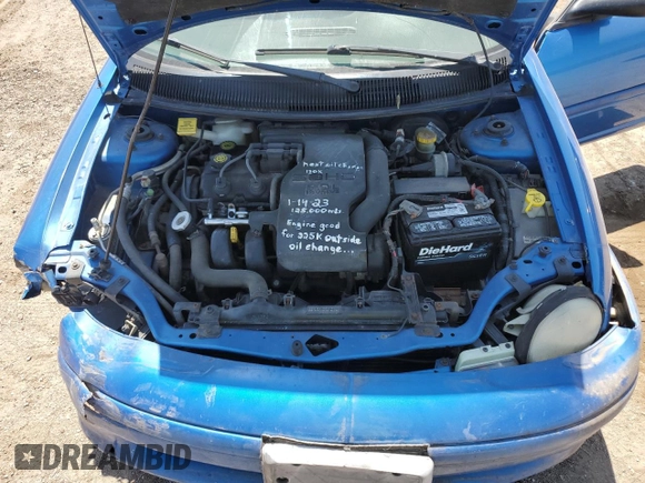 1998 Dodge Neon Competition z VIN 1B3ES47C0WD724345, wystawiony jako Copart lot #55983955 z przebiegiem 139 259 mil mil oraz Szkoda całkowita • Salvage title. Historia ofert i sprzedaży dostępna na DreamBid. Obrazek 11.