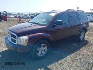 2005 Dodge Durango SLT with VIN 1D8HB48D35F565652, listed as a IAAI auction lot 42131932 with 215,380 mi miles and . Bid and sale history available at DreamBid. Image 2.