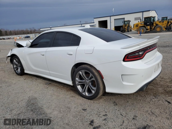 2021 Dodge Charger R/T with VIN 2C3CDXCT7MH524977, listed as a Copart auction lot 88914335 with 73,415 mi miles and Salvage Title. Bid and sale history available at carsss.com. Image 2.