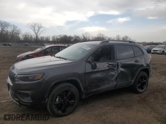 2023 Jeep Cherokee Altitude Lux with VIN 1C4PJMMBXPD101581, listed as a Copart auction lot 49298345 with 28,852 mi miles and Salvage Title. Bid and sale history available at carsss.com. Image 1.