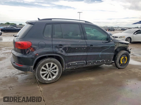 2017 Volkswagen Tiguan S with VIN WVGAV7AX4HK045724, listed as a Copart auction lot 60621715 with 64,004 mi miles and Salvage title. Bid and sale history available at DreamBid. Image 3.