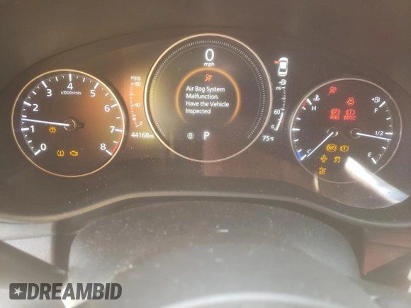 2021 Mazda 3 2.5 Turbo with VIN JM1BPBAY1M1316110, listed as a Copart auction lot 56730204 with 44,168 mi miles and Salvage Title. Bid and sale history available at DreamBid. Image 9.