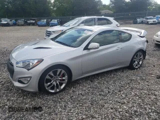 2015 Hyundai Genesis Coupe R-Spec z VIN KMHHU6KJ6FU126926, wystawiony jako Copart lot #57085715 z przebiegiem 10 142 mil mil oraz Szkoda całkowita • Salvage title. Historia ofert i sprzedaży dostępna na DreamBid. Obrazek 1.