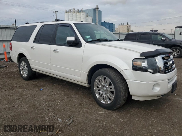 2013 Ford Expedition Max Limited with VIN 1FMJK2A50DEF56298, listed as a Copart auction lot 43543285 with 171,706 mi miles and Salvage title. Bid and sale history available at DreamBid. Image 4.