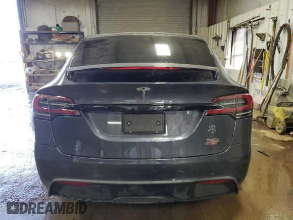 2023 Tesla Model X Plaid with VIN 7SAXCBE6XPF373589, listed as a Copart auction lot 50355615 with 11,650 mi miles and Salvage Title. Bid and sale history available at DreamBid. Image 6.
