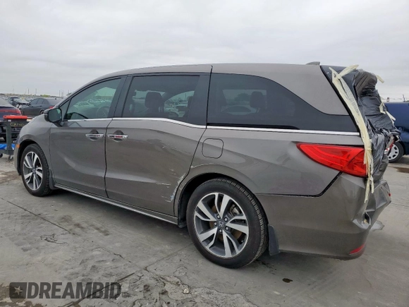 2022 Honda Odyssey Touring with VIN 5FNRL6H80NB021824, listed as a Copart auction lot 50521415 with 37,124 mi miles and Salvage Title. Bid and sale history available at DreamBid. Image 2.