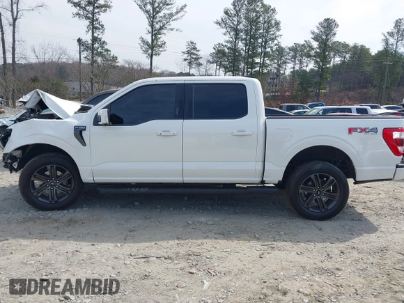 2022 Ford F-150 XL with VIN 1FTFW1E8XNFA40166, listed as a IAAI auction lot 41776806 with 36,798 mi miles. Bid and sale history available at carsss.com. Image 14.