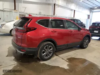 2021 Honda CR-V EX with VIN 2HKRW2H56MH652132, listed as a Copart auction lot 52621955 with 59,403 mi miles and Salvage Title. Bid and sale history available at carsss.com. Image 3.