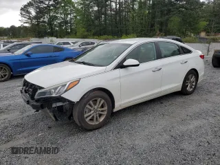 2017 Hyundai Sonata 2.4L with VIN 5NPE24AF3HH523795, listed as a Copart auction lot 51912375 with 90,141 mi miles and Salvage Title. Bid and sale history available at carsss.com. Image 1.