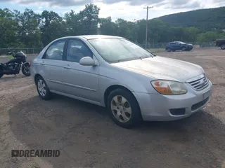 2007 Kia Spectra EX with VIN KNAFE121775463268, listed as a IAAI auction lot 42764942 with 124,153 mi miles and . Bid and sale history available at DreamBid. Image 1.