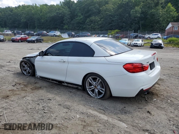 2014 BMW 4 Series 428i xDrive z VIN WBA3T1C56EPS98910, wystawiony jako Copart lot #65903985 z przebiegiem 95 328 mil mil oraz Szkoda całkowita • Salvage title. Historia ofert i sprzedaży dostępna na DreamBid. Obrazek 2.
