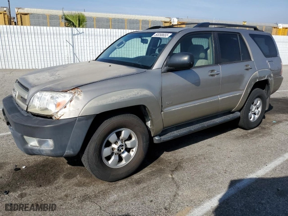 2003 Toyota 4Runner SR5 with VIN JTEZU14R330016073, listed as a Copart auction lot 50058655 with 209,890 mi miles and Clean Title. Bid and sale history available at carsss.com. Image 1.