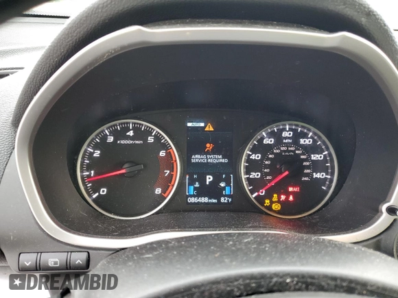 2018 Mitsubishi Eclipse Cross LE with VIN JA4AT4AA9JZ044791, listed as a Copart auction lot 61678445 with 86,488 mi miles and Salvage title. Bid and sale history available at DreamBid. Image 9.