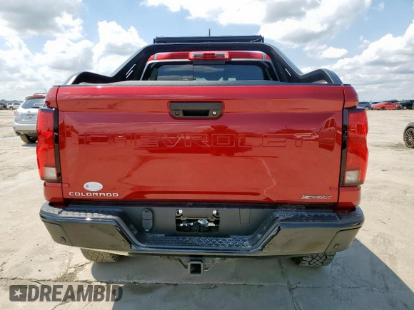 2024 Chevrolet Colorado 4WD ZR2 with VIN 1GCPTFEK5R1275826, listed as a Copart auction lot 58793545 with 6,359 mi miles and Salvage title. Bid and sale history available at DreamBid. Image 6.