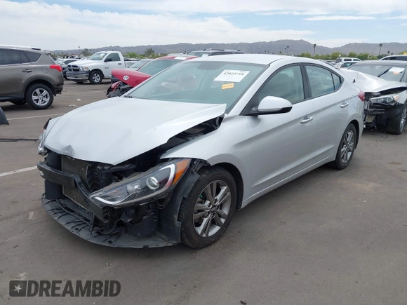 2018 Hyundai Elantra SEL with VIN 5NPD84LF8JH269014, listed as a IAAI auction lot 42023718 with 84,617 mi miles and . Bid and sale history available at DreamBid. Image 17.