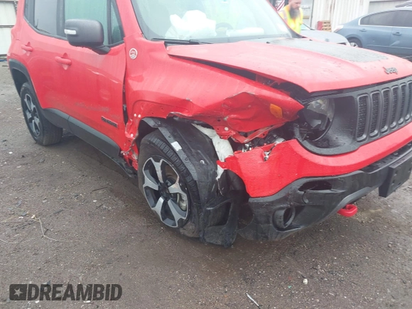 2019 Jeep Renegade Trailhawk with VIN ZACNJBC19KPK12456, listed as a IAAI auction lot 42418281 with 39,231 mi miles and . Bid and sale history available at DreamBid. Image 6.