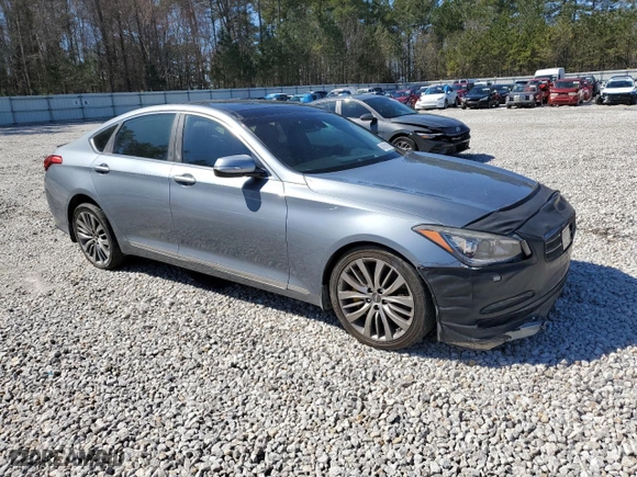 2015 Hyundai Genesis 5.0L with VIN KMHGN4JF8FU060681, listed as a Copart auction lot 48081865 with 159,216 mi miles and Salvage Title. Bid and sale history available at carsss.com. Image 4.