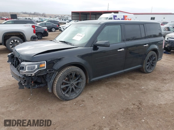 2017 Ford Flex Limited with VIN 2FMHK6D85HBA02266, listed as a IAAI auction lot 41236164 with 165,604 mi miles. Bid and sale history available at carsss.com. Image 18.