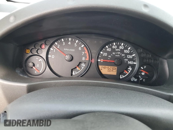 2008 Nissan Frontier SE with VIN 1N6AD06U38C447643, listed as a Copart auction lot 53454635 with 148,452 mi miles and Salvage title. Bid and sale history available at DreamBid. Image 9.