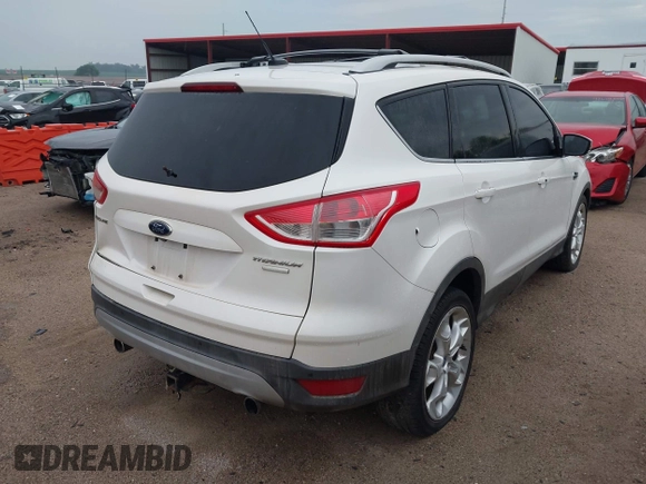 2013 Ford Escape Titanium z VIN 1FMCU9J96DUA59051, wystawiony jako IAAI lot #42628711 z przebiegiem Nie podano mil oraz . Historia ofert i sprzedaży dostępna na DreamBid. Obrazek 4.