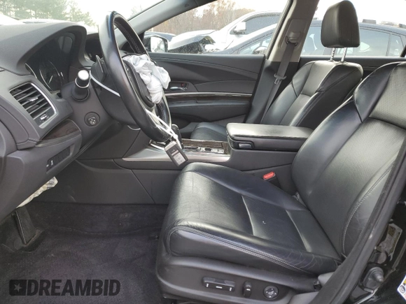 2015 Acura RLX Tech Pkg with VIN JH4KC1F50FC000420, listed as a Copart auction lot 81110914 with 91,359 mi miles and Salvage Title. Bid and sale history available at carsss.com. Image 7.