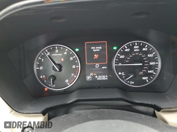 2020 Subaru Legacy Premium with VIN 4S3BWAC63L3034580, listed as a Copart auction lot 56826525 with 36,038 mi miles and Salvage title. Bid and sale history available at DreamBid. Image 9.