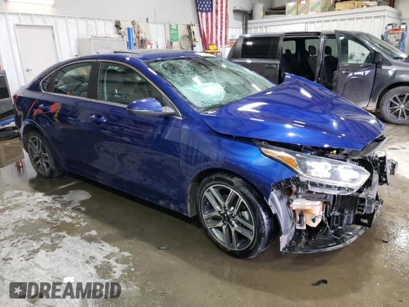 2021 Kia Forte EX with VIN 3KPF54AD5ME410889, listed as a Copart auction lot 45410725 with Not Provided miles and Salvage Title. Bid and sale history available at DreamBid. Image 4.
