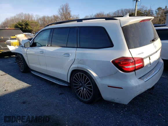 2018 Mercedes-Benz GLS with VIN 4JGDF7FE0JB066674, listed as a Copart auction lot 72204182 with 0 mi miles. Bid and sale history available at carsss.com. Image 2.