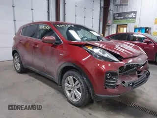 2018 Kia Sportage LX z VIN KNDPMCAC6J7347676, wystawiony jako IAAI lot #41687370 z przebiegiem 100 512 mil mil oraz . Historia ofert i sprzedaży dostępna na DreamBid. Obrazek 1.