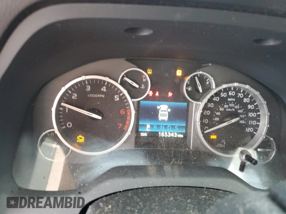 2014 Toyota Tundra SR5 with VIN 5TFEY5F14EX165589, listed as a Copart auction lot 57311785 with 165,343 mi miles and Salvage title. Bid and sale history available at DreamBid. Image 9.