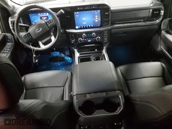 2024 Ford F-250 XL with VIN 1FT8W2BM1REF55987, listed as a Copart auction lot 52997625 with 11 mi miles and Salvage title. Bid and sale history available at DreamBid. Image 8.