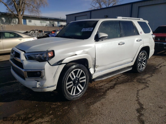 2014 Toyota 4Runner SR5 with VIN JTEZU5JR3E5065310, listed as a Copart auction lot 47571185 with 267,979 mi miles and Salvage Title. Bid and sale history available at carsss.com. Image 1.